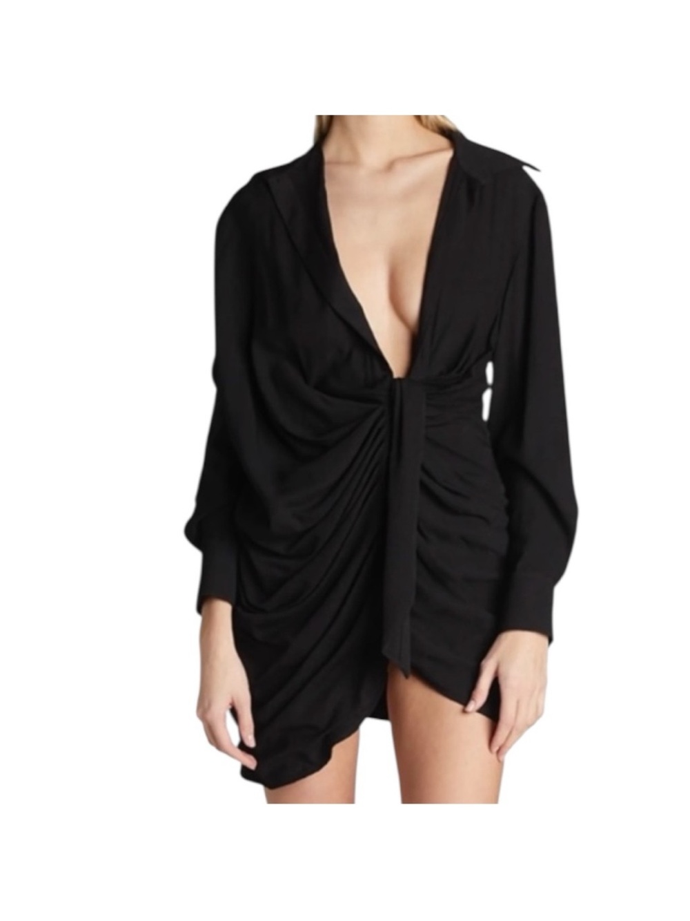 Jacquemus Black Linen L'Amour Linen Mini Dress Size 38FR, NWT
$415 $1,200